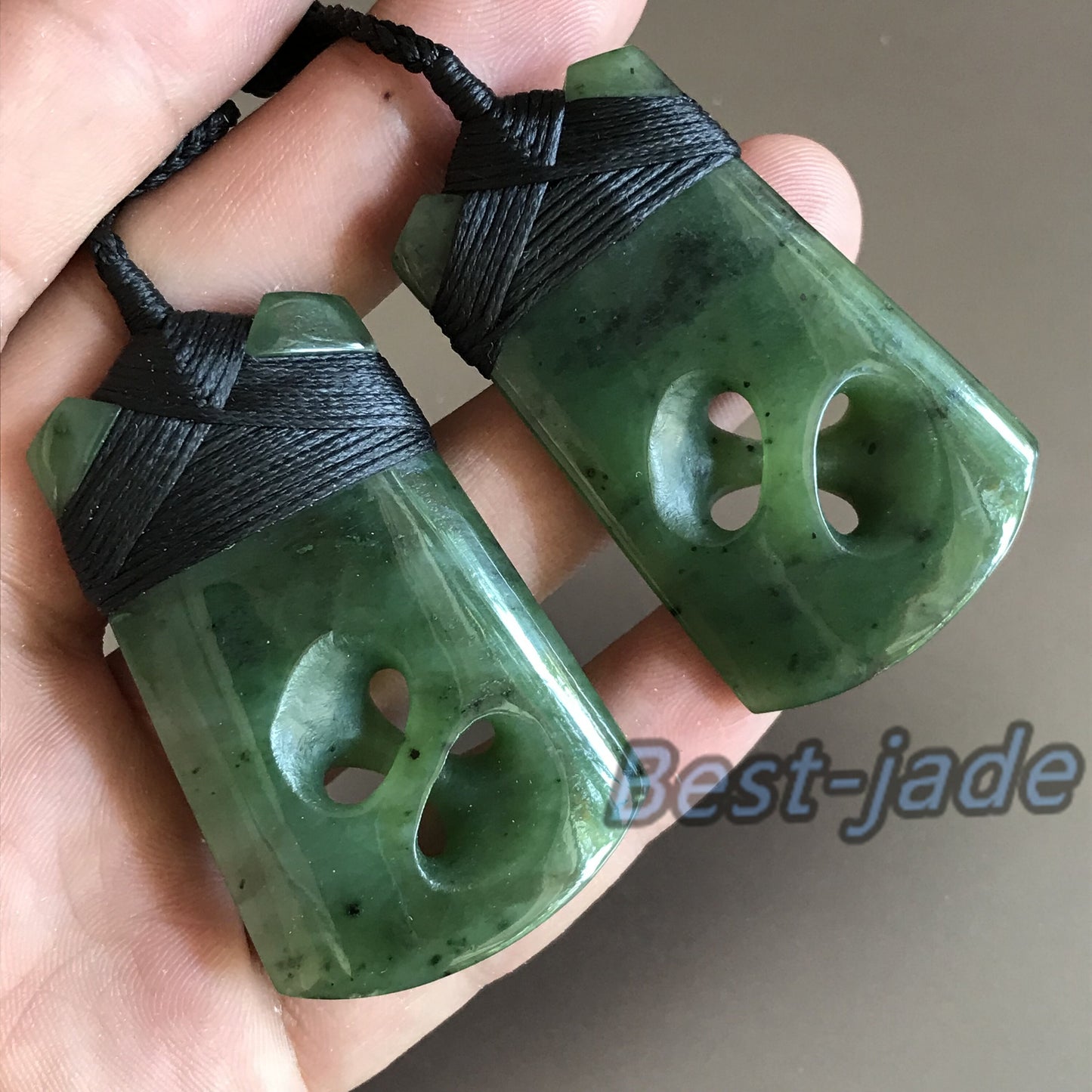 Natural Green nephrite Axe Pendant NEW ZEALAND jade Maori Style NZ Nephrite Twist Greenstone Pounamu Bc Canadian jasper Aquaman Necklace