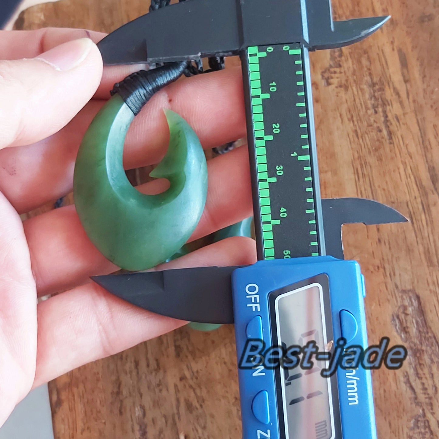 Custom Natural Green Nephrite Jade Dull polish Pendant NEW ZEALAND Maori Style Greenstone Pounamu Canadian jasper Koru Fish Hook Necklace