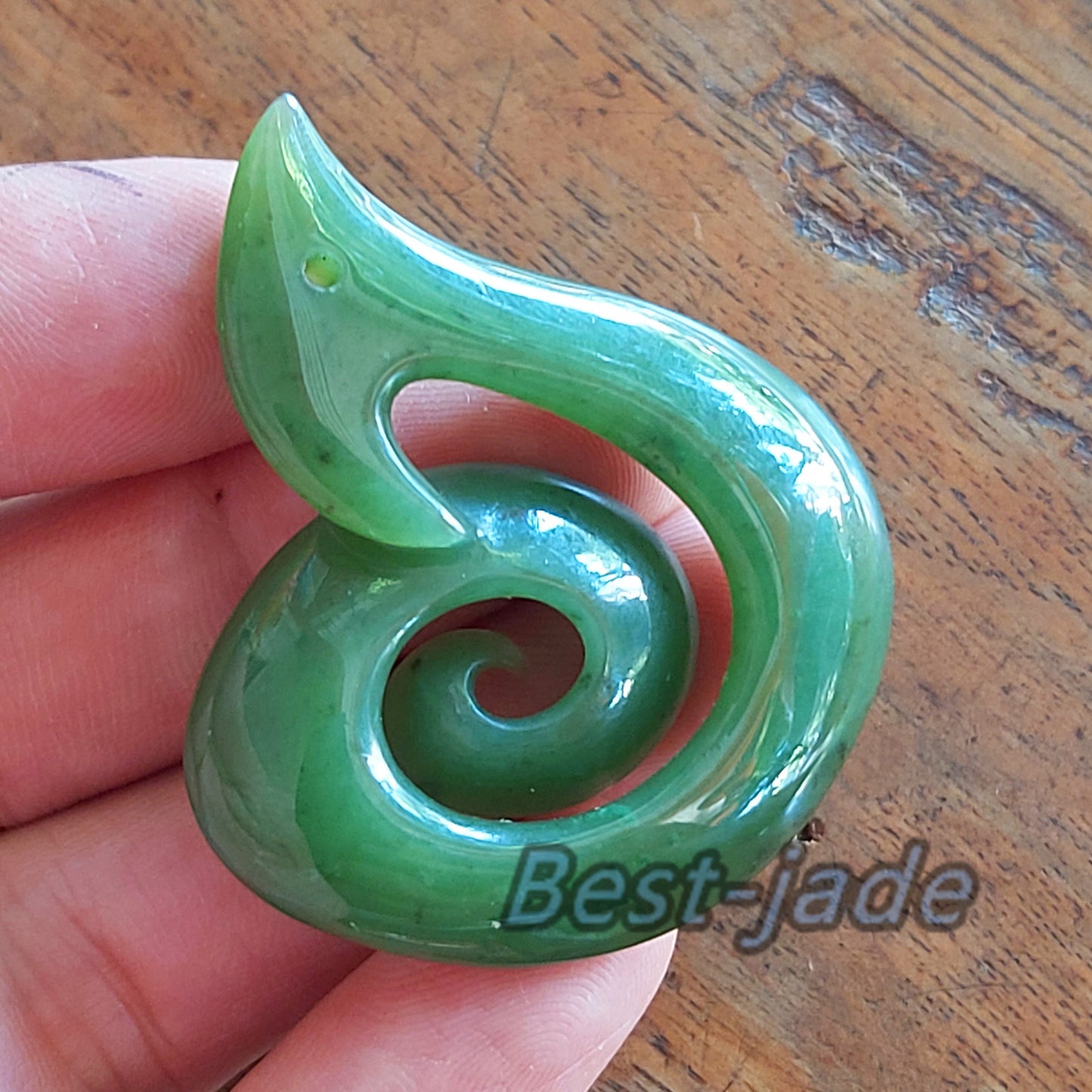 Maori Artwork Twist Natural Green Nephrite Jade Pendant NEW ZEALAND Greenstone Pounamu Earring Bc Canadian jasper Koru Aquaman Hook Necklace