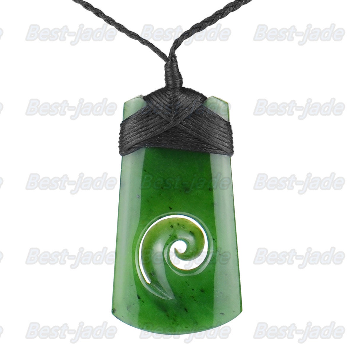 Genuine Green nephrite Axe with hook Pendant NEW ZEALAND jade Maori Style NZ Nephrite Greenstone Pounamu Bc Canadian jasper Aquaman Necklace