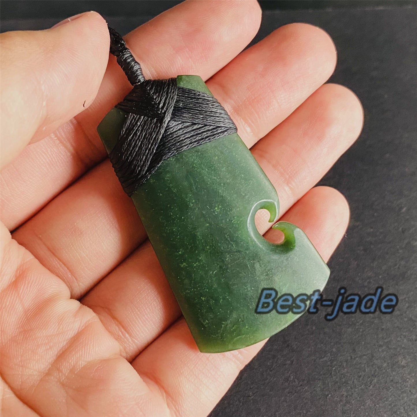 Custom hatchet Natural Green Nephrite Jade  axe Dull polish Pendant NEW ZEALAND Maori Style Greenstone Pounamu Canadian jasper Koru Necklace