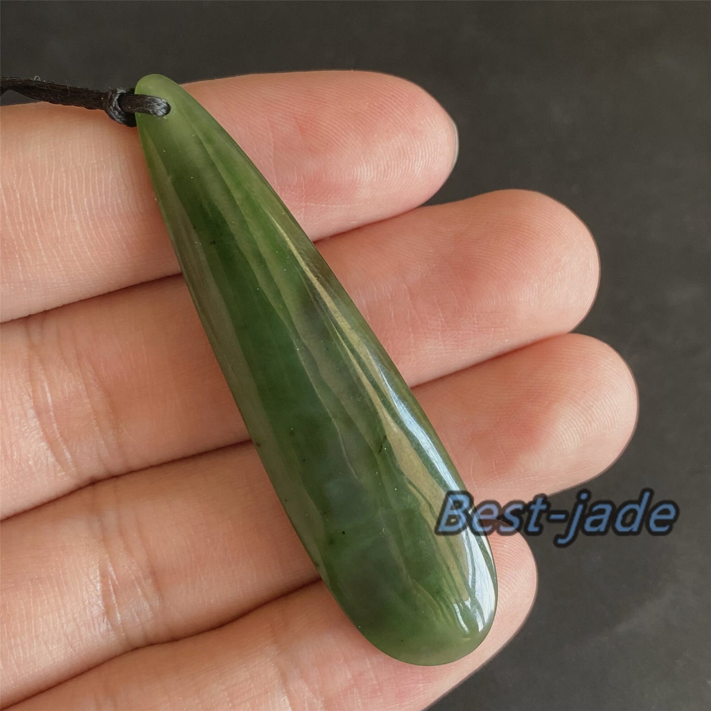 Custom Vingate Axe Natural Green Nephrite Jade Pendant Maori Style Greenstone Pounamu Koru Necklace