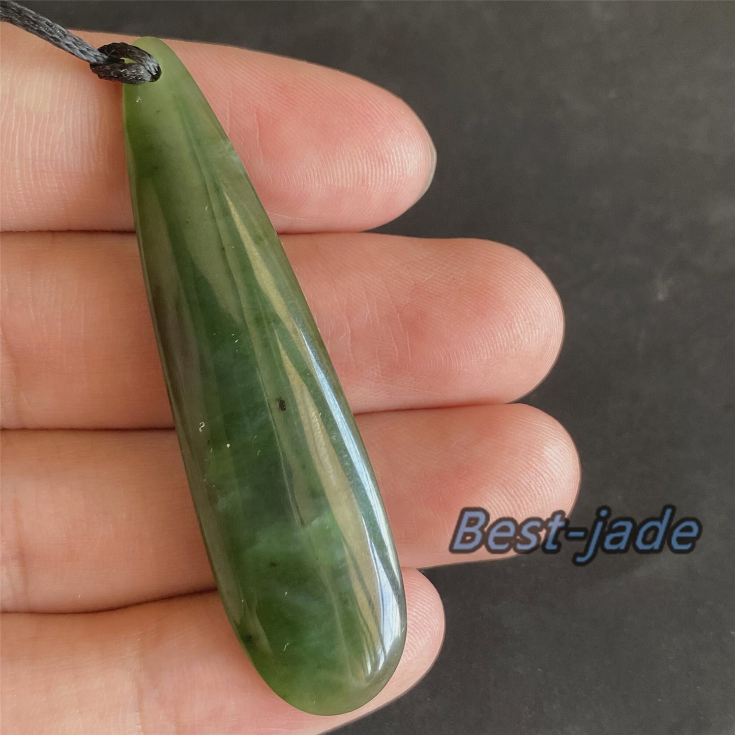 Custom Vingate Axe Natural Green Nephrite Jade Pendant Maori Style Greenstone Pounamu Koru Necklace