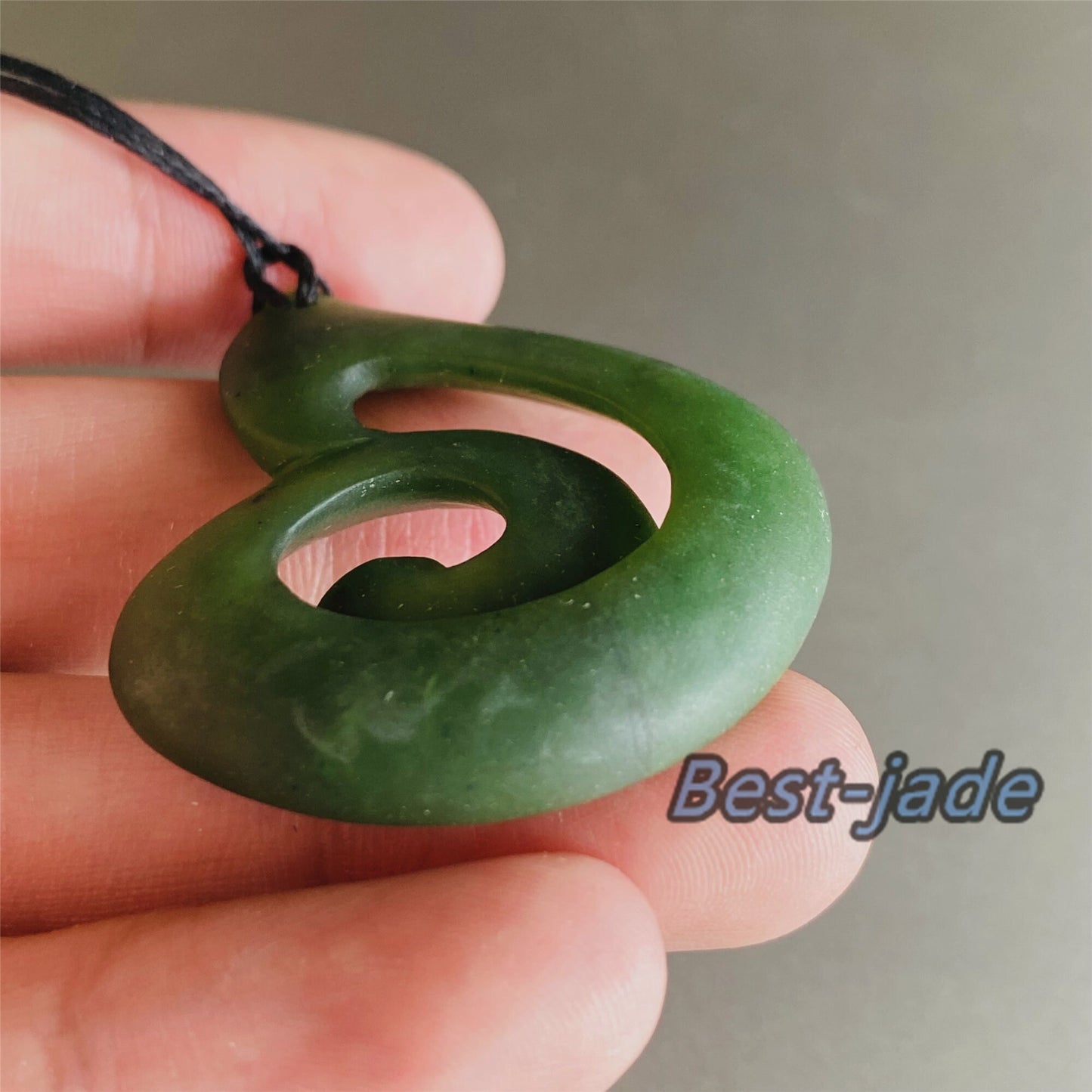 Maori Artwork Twist Natural Green Nephrite Jade Pendant NEW ZEALAND Greenstone Pounamu Earring Bc Canadian jasper Koru Aquaman Hook Necklace