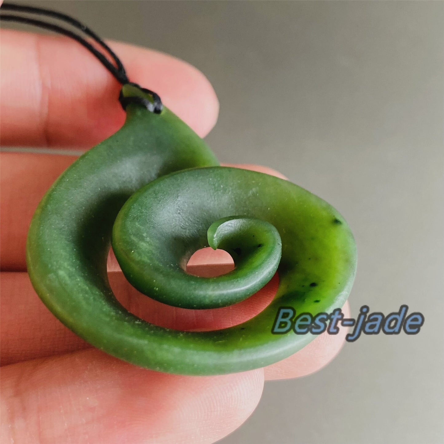 Maori Artwork Twist Natural Green Nephrite Jade Pendant NEW ZEALAND Greenstone Pounamu Earring Bc Canadian jasper Koru Aquaman Hook Necklace