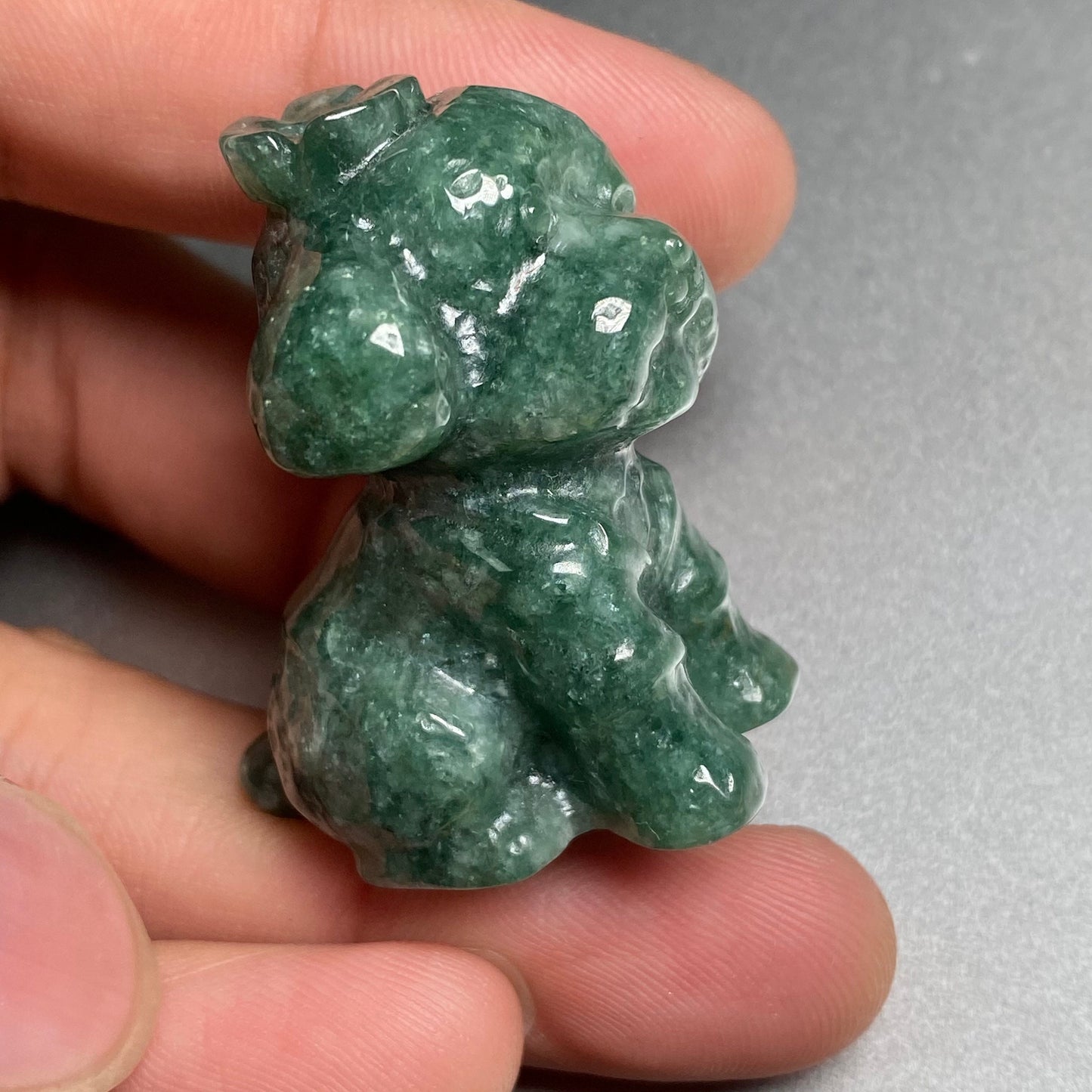 Cut puppy pendant Natural Green Grade A Jade Burma Jadeite dog bead hand Carved Myanmar jade Pendant necklace jade gift