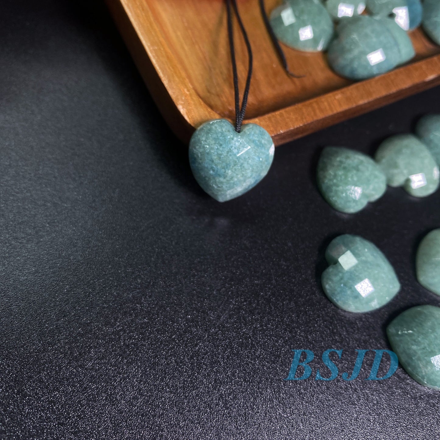 3Colors Diamond cuted Heart Shape Grade A Jade Burma jadeite Beads Perle Green Type A jade Ice Myanmar Jadeite DIY necklace earrings